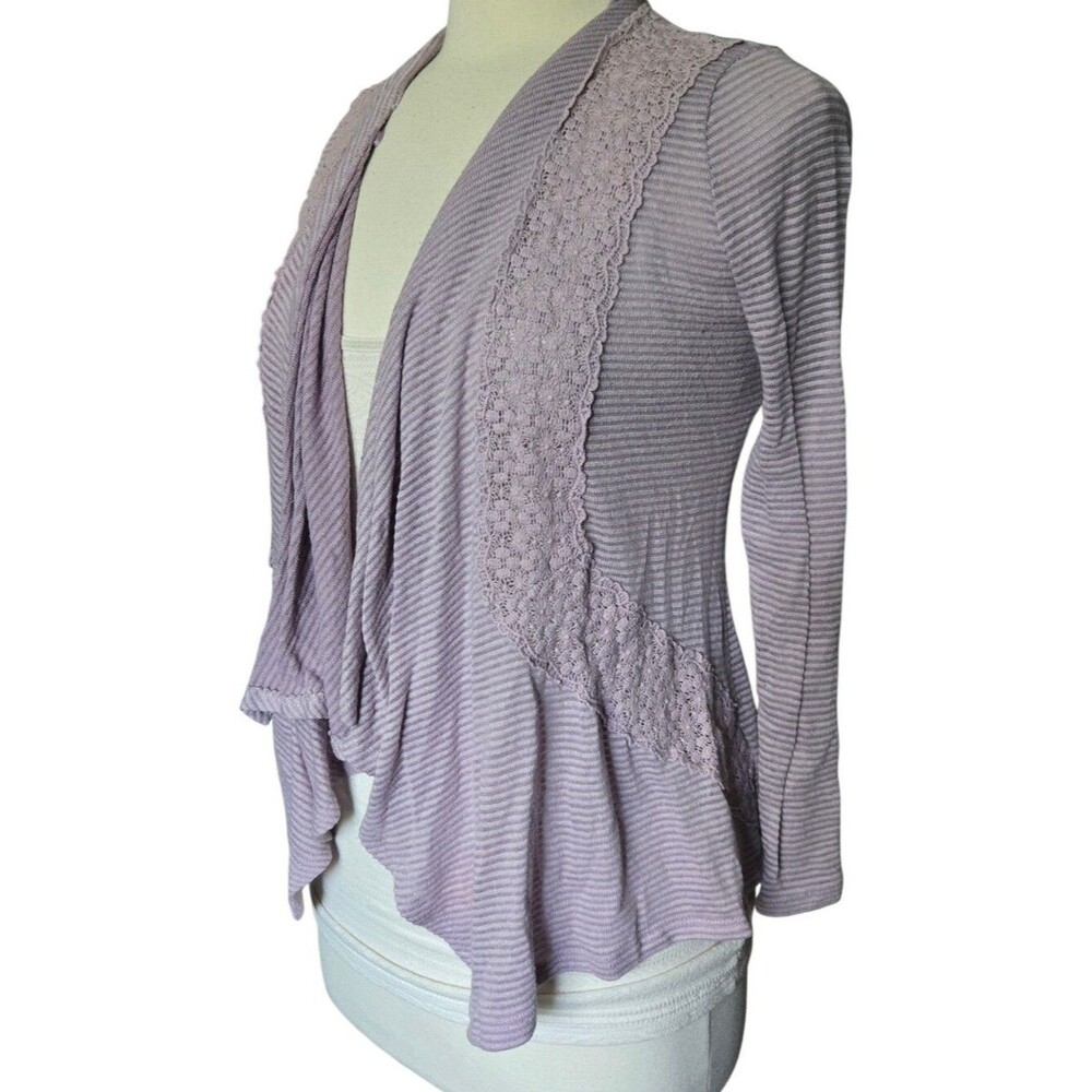 Pink Republic Purole Waterfall Drape Cardigan - XL 14